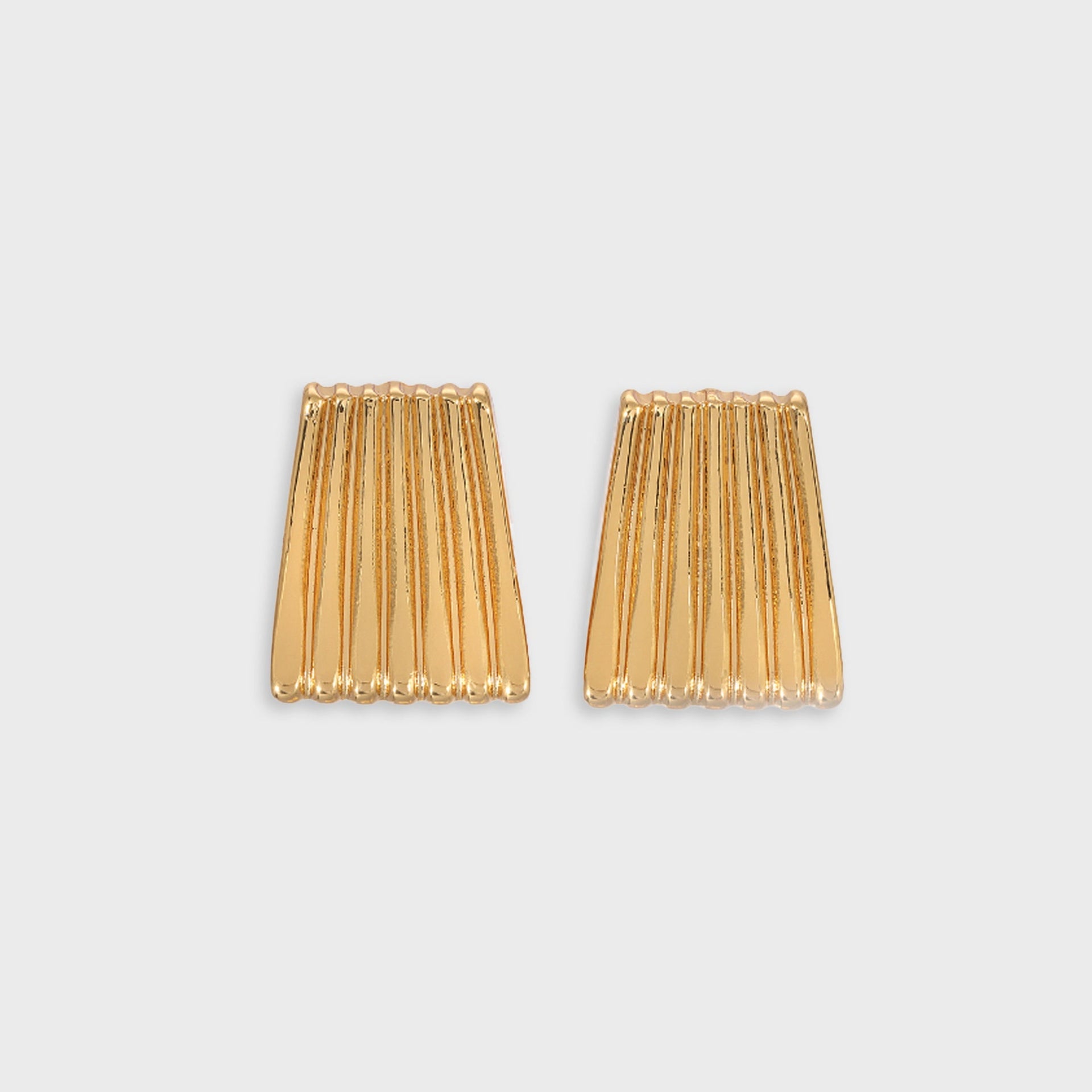 Heaven Mayhem Ribbed Earring - Gold
