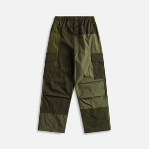 Comme Des Garçons Homme Mix Cloth Cargo Pant - Khaki