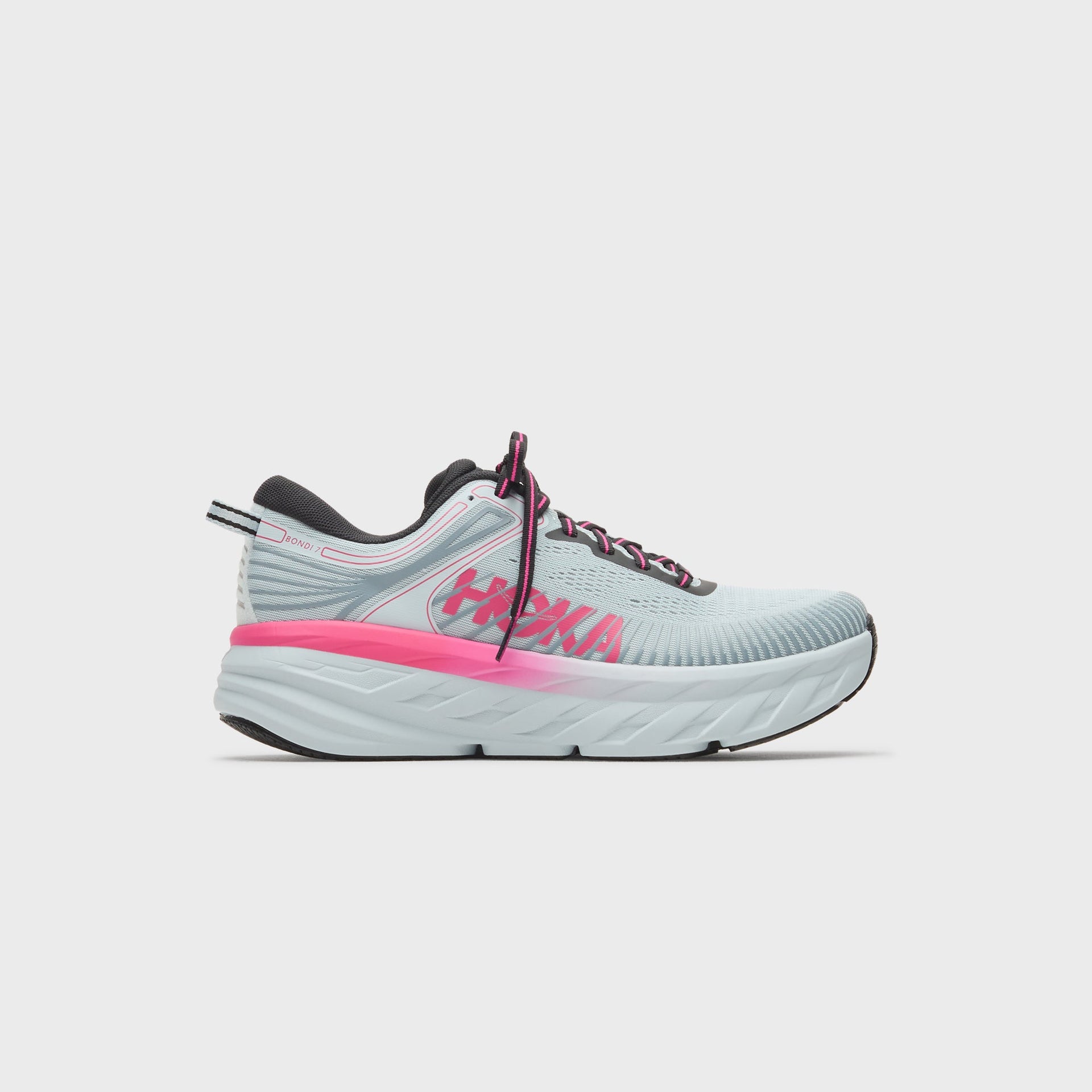 HOKA WMNS Bondi 7 - Mineral Blue / Rhubarb