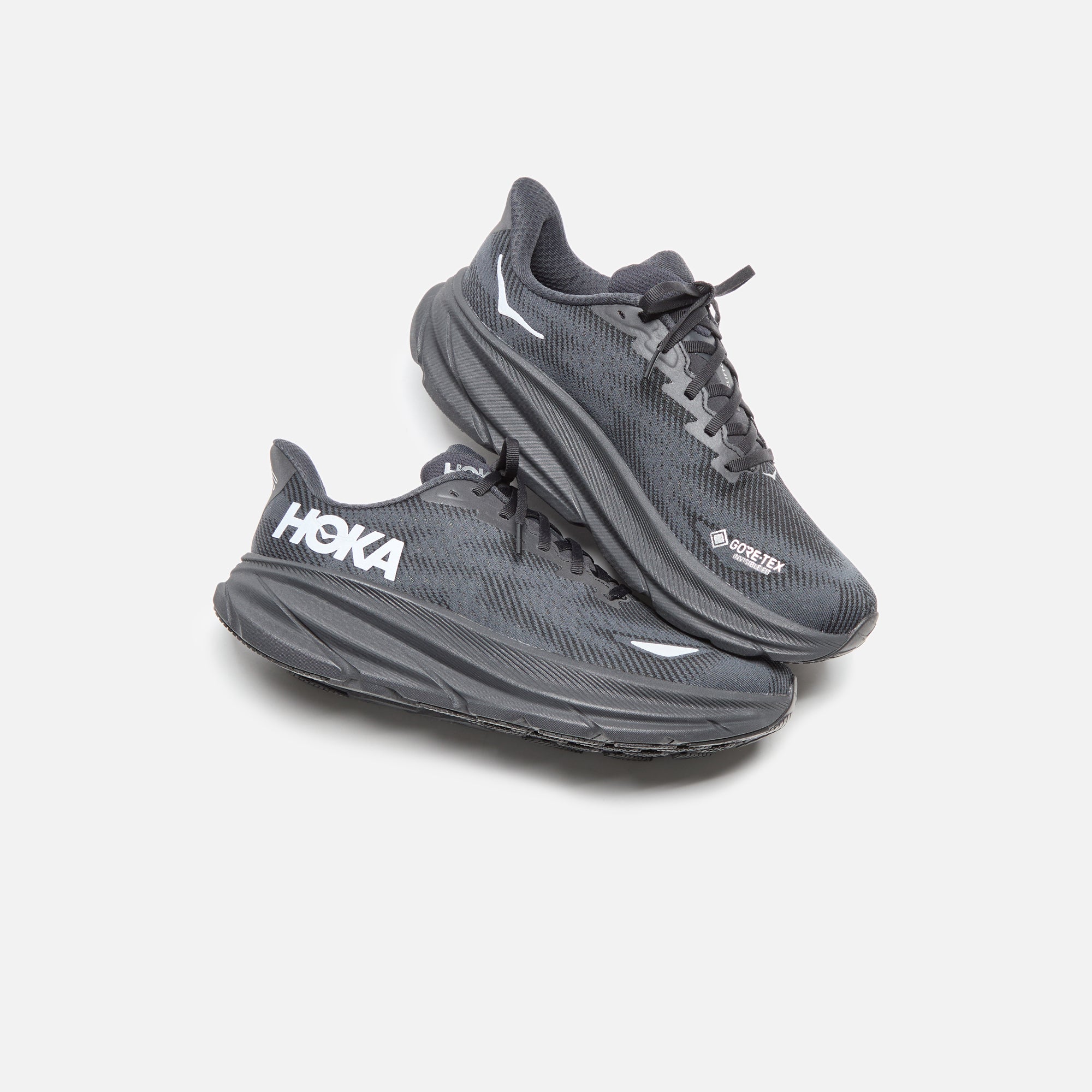 HOKA Clifton 9 GTX - Black – Kith