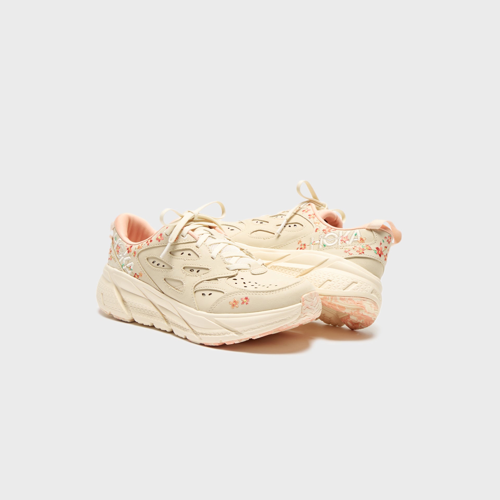 HOKA Vibrant Bloom Clifton L - Vanilla / Dry Clay