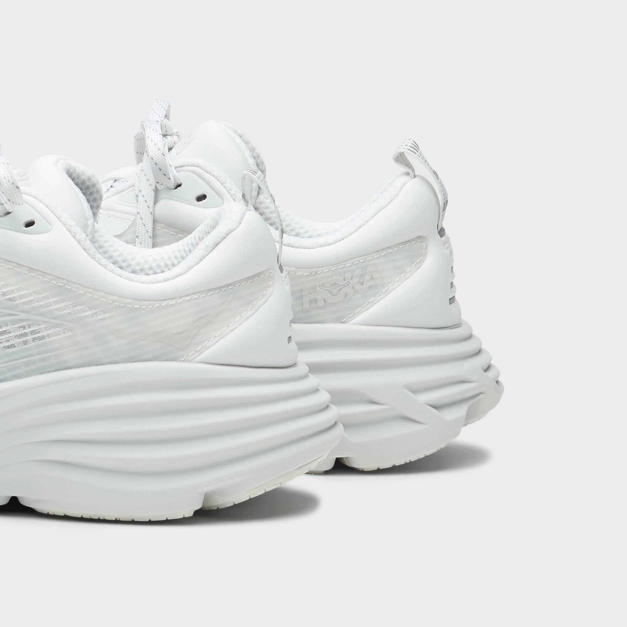 HOKA Bondi 8 Ts - Caged White / Cosmic Grey – Kith