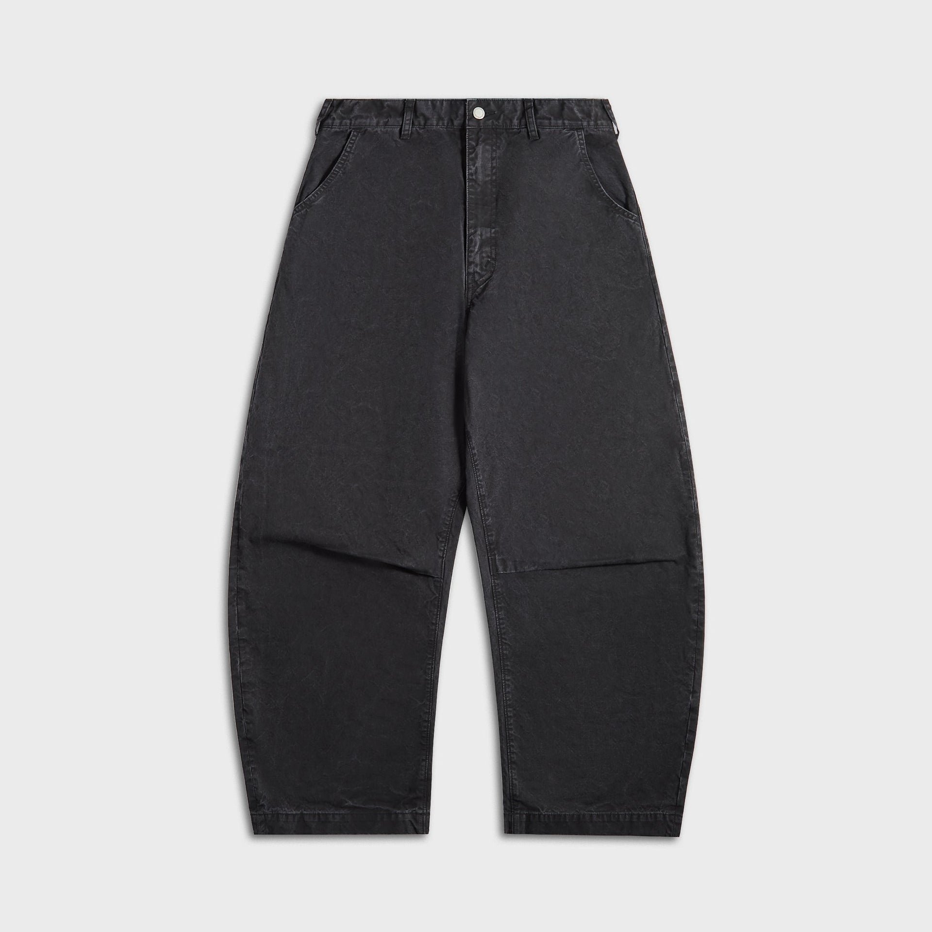 CDG Homme Cotton Oxford Wide Pants - Black