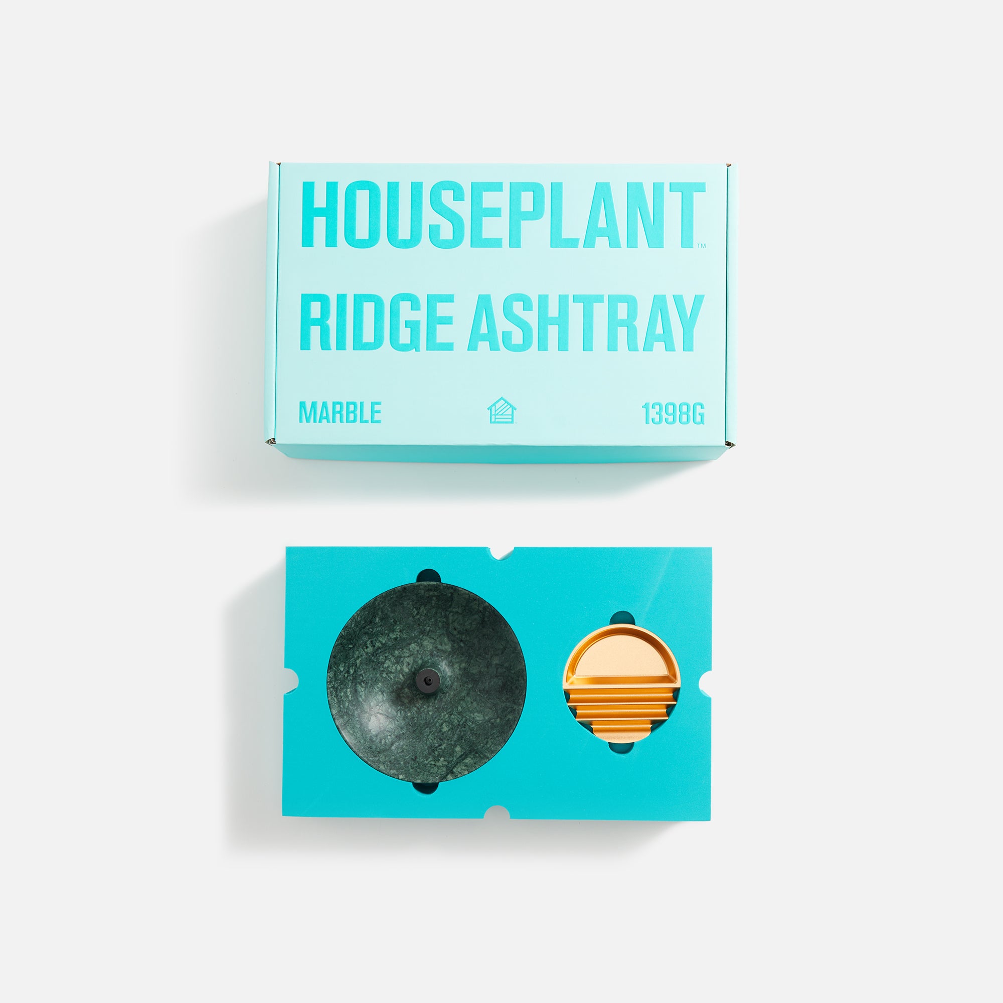 Houseplant Ridge Ashtray - Green / Gold – Kith