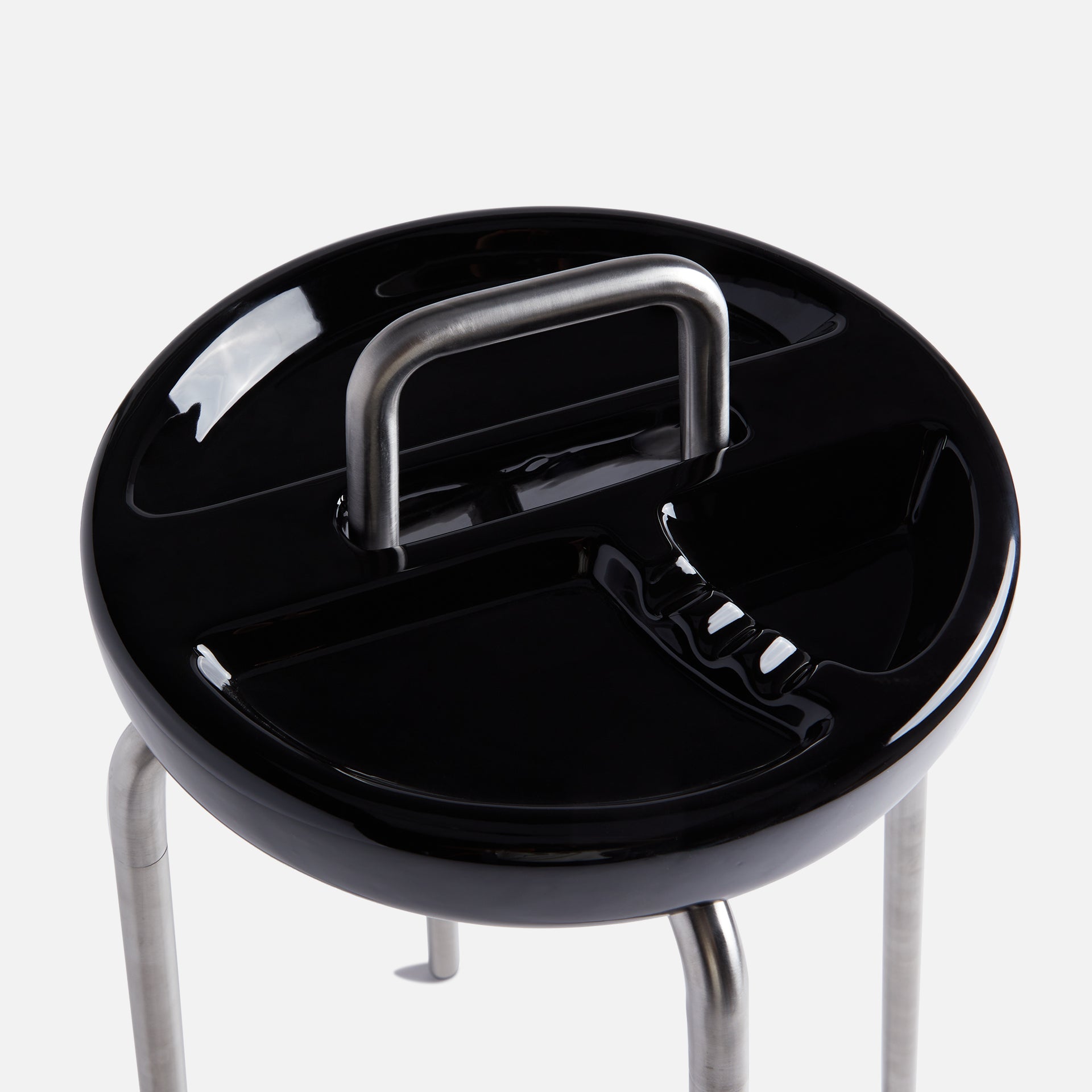 Houseplant Side Table Ashtray - Black