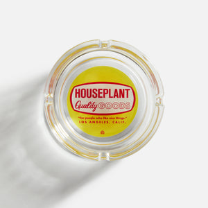 Houseplant Glass Ashtray - Yellow