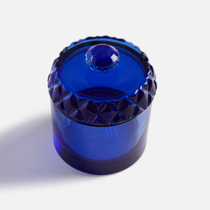 Houseplant Glass Stash Jar - Cobalt