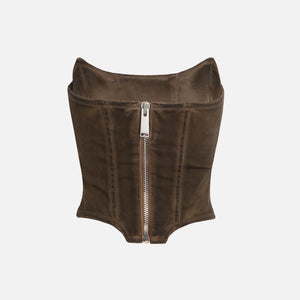 Heron Preston Washed Corset - Brown