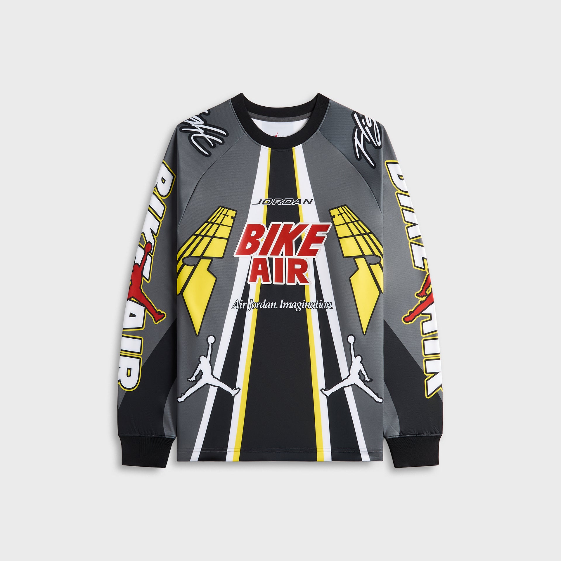 Jordan x Nigel Sylvester Bike Air Jersey - Iron Grey / Black / Cinnabar