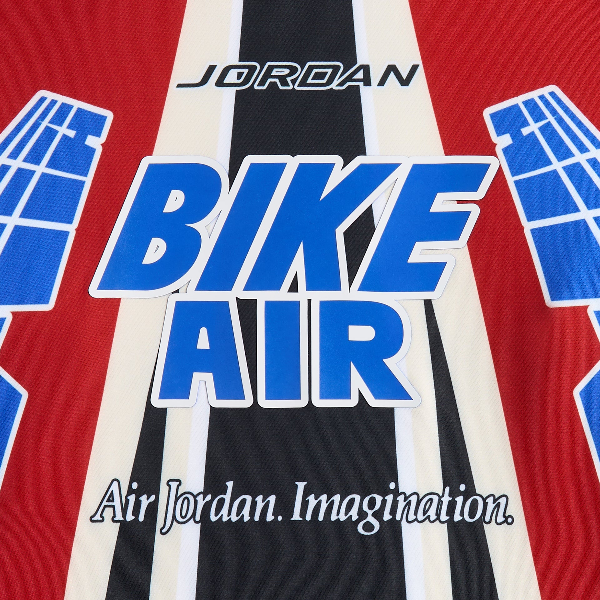 Jordan x Nigel Sylvester Bike Air Jersey - Cinnabar / Black / Lyon Blue