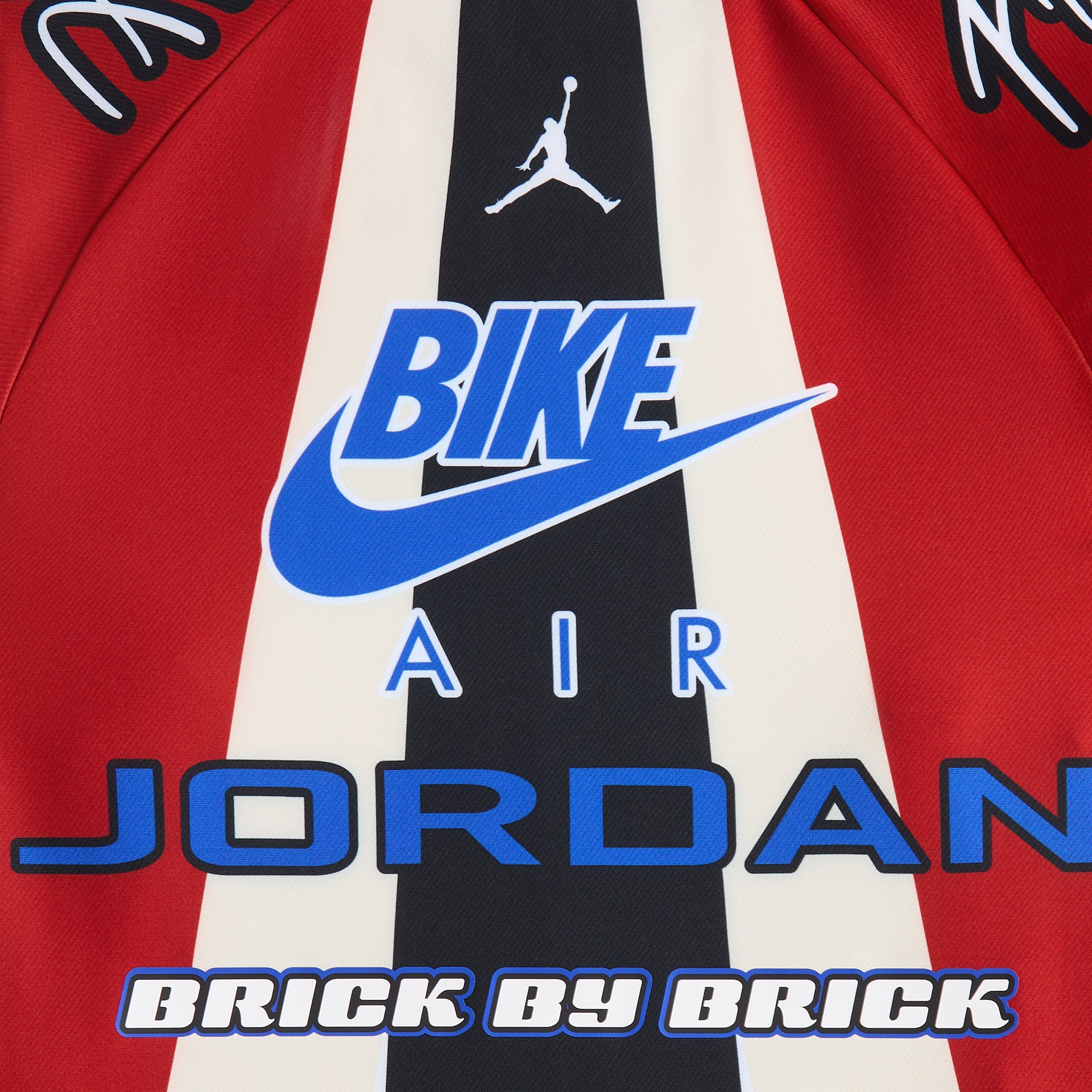 Jordan x Nigel Sylvester Bike Air Jersey - Cinnabar / Black / Lyon Blue