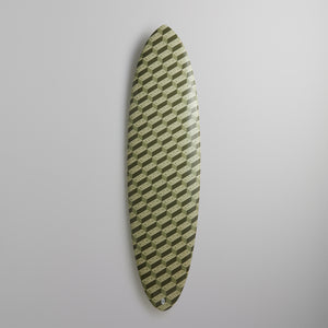 Kith for Haydenshapes Deco New Wave Surfboard - Verdant