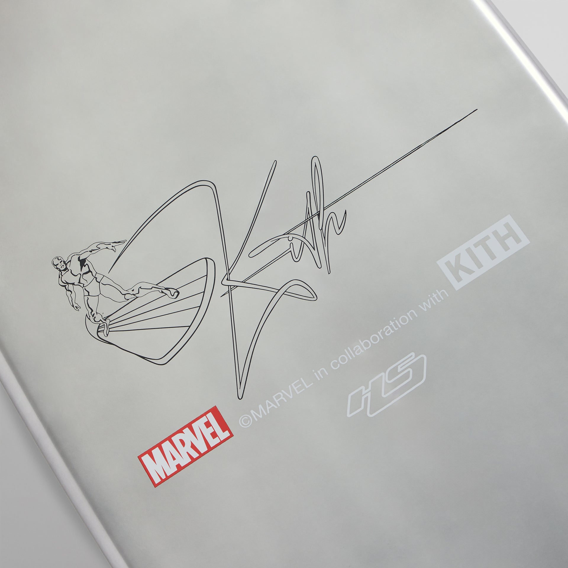 Marvel | Kith for Haydenshapes Silver Surfer Surfboard