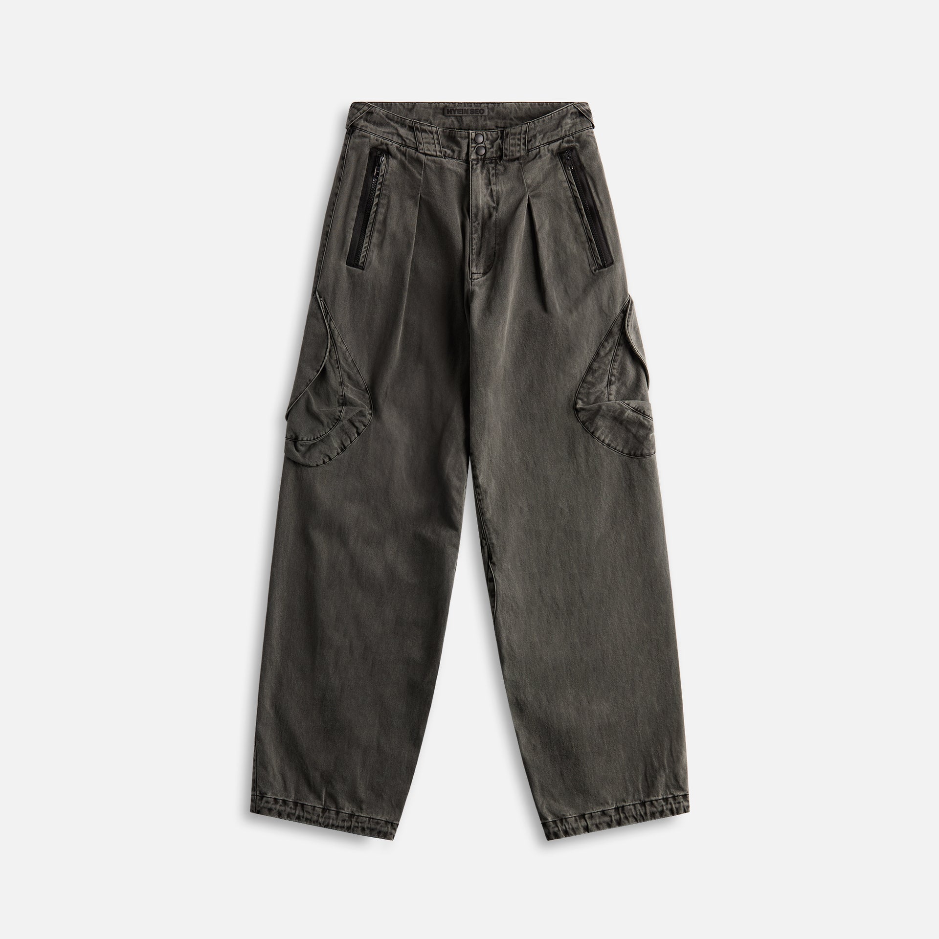 Hyein Seo Dyed Cargo Pant - Dark Grey