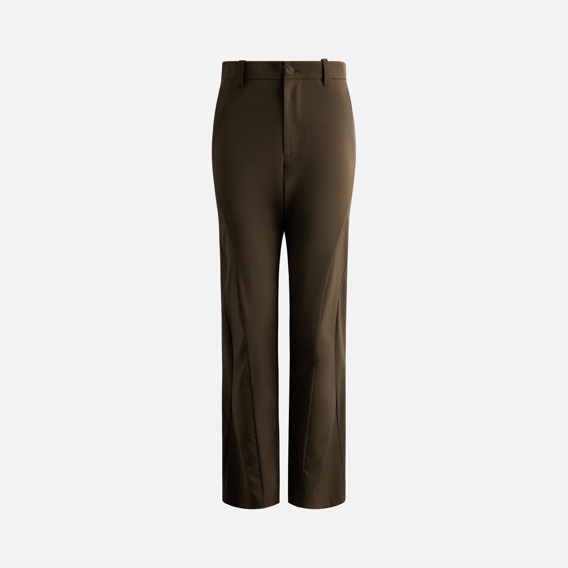 Hyein Seo Bent Trouser - Khaki Brown