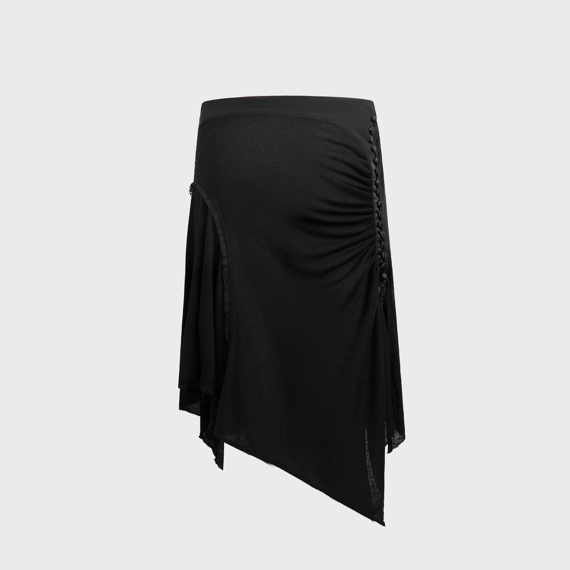 Hyein Seo Shirring Skirt - Black