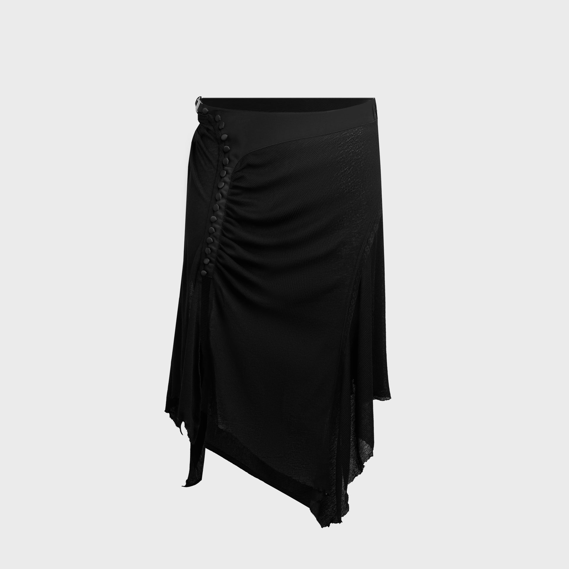 Hyein Seo Shirring Skirt - Black
