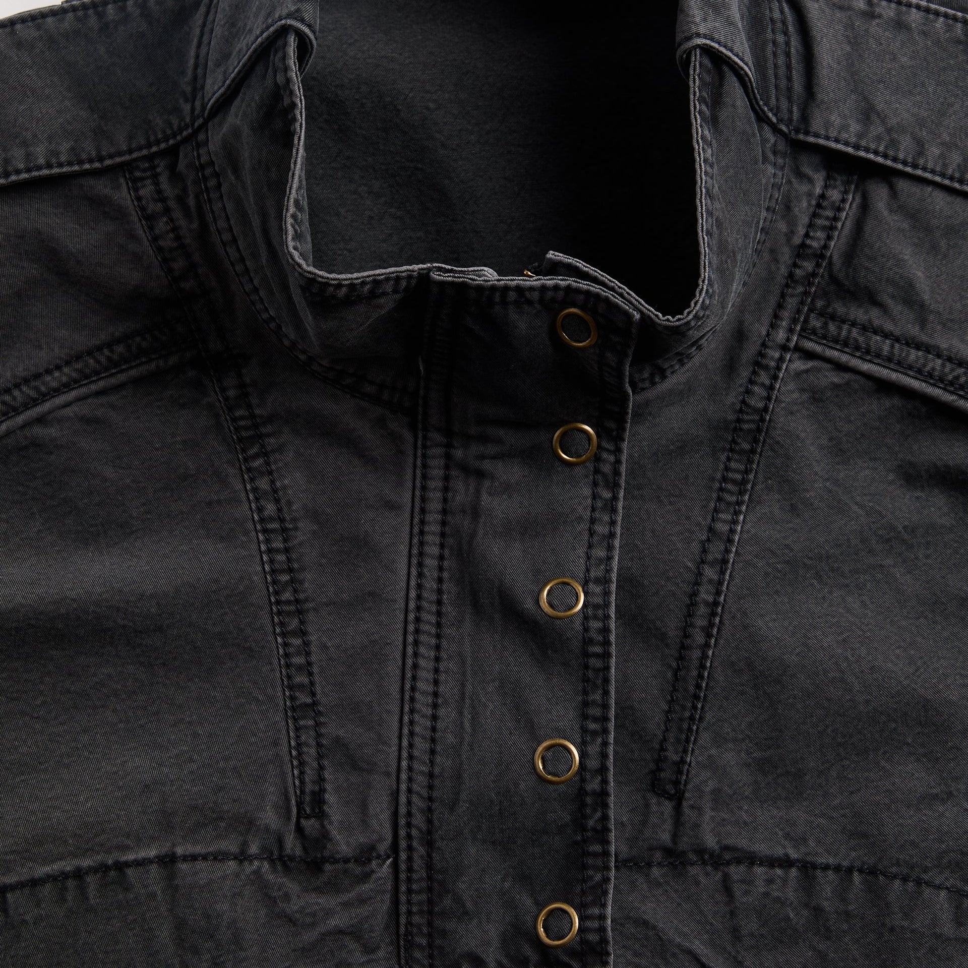 Hyein Seo Double Layer Moto Jacket - Midnight