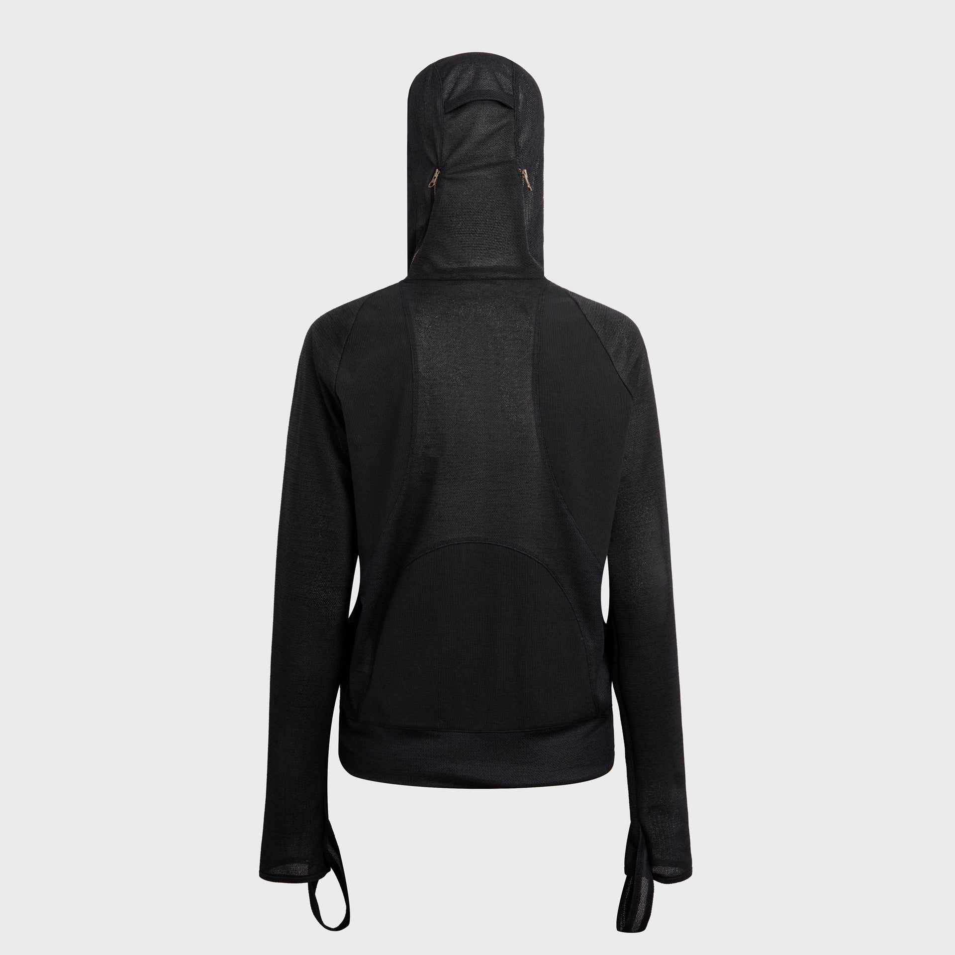 Hyein Seo Slashed Zip Hoodie - Midnight