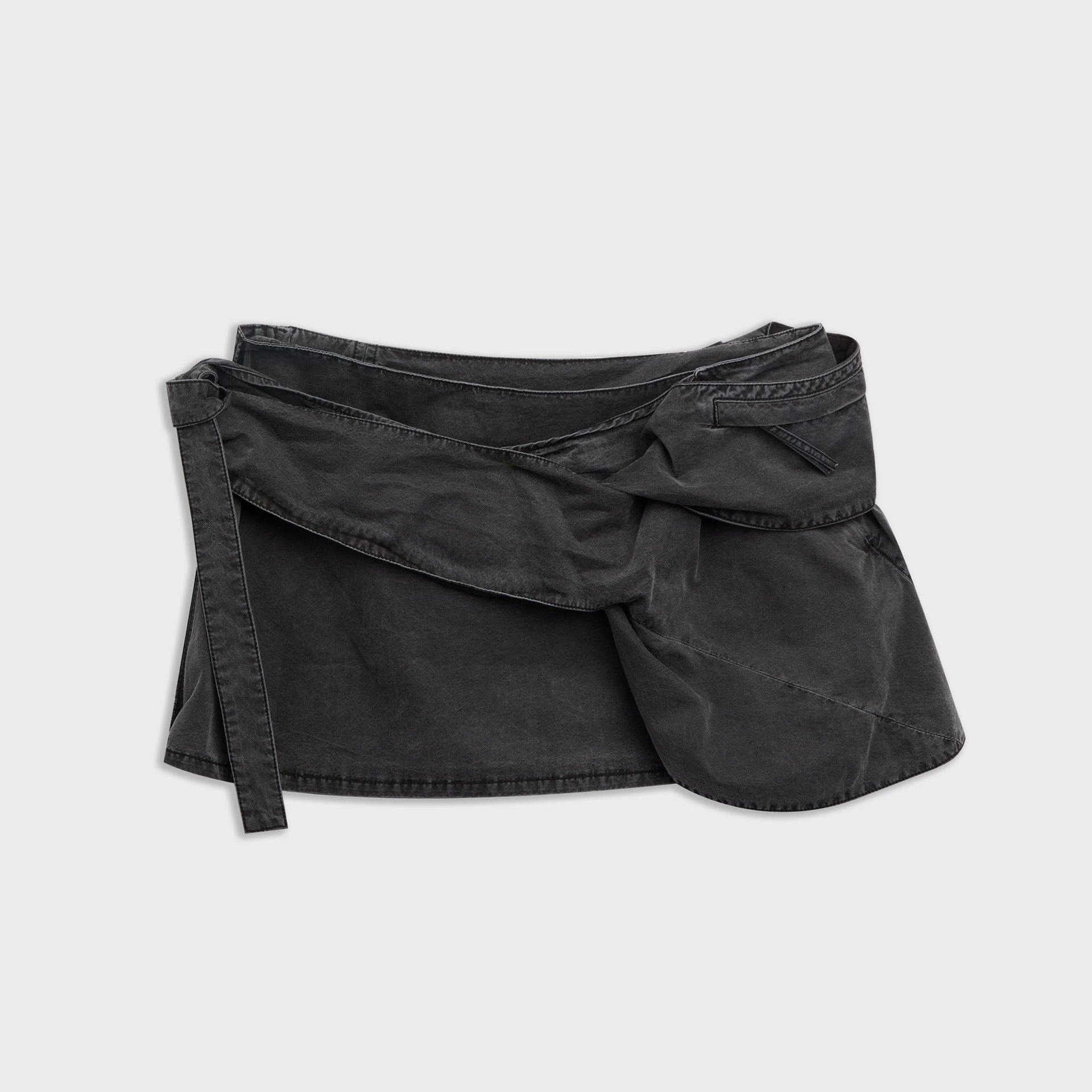 Hyein Seo Knotted Mini Skirt - Black
