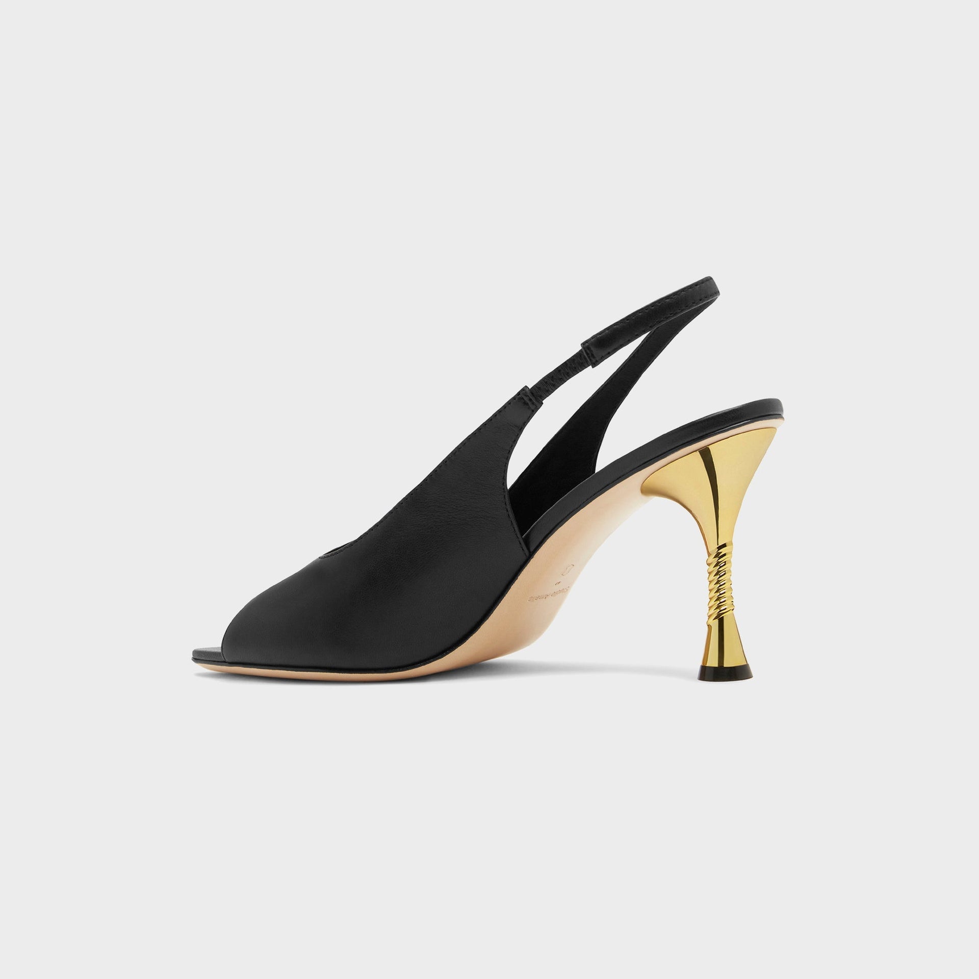 Studio Amelia Helix 90 Slingback - Black