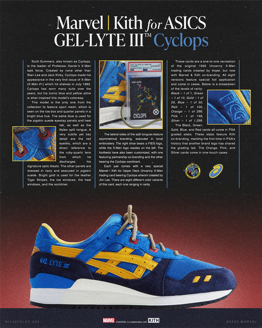 Kith Marvel X-Men ASICS Gel-Lyte 3-