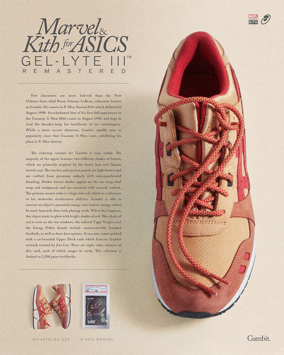 販売品kith asics x-men gel lyte STORM 27.5 靴