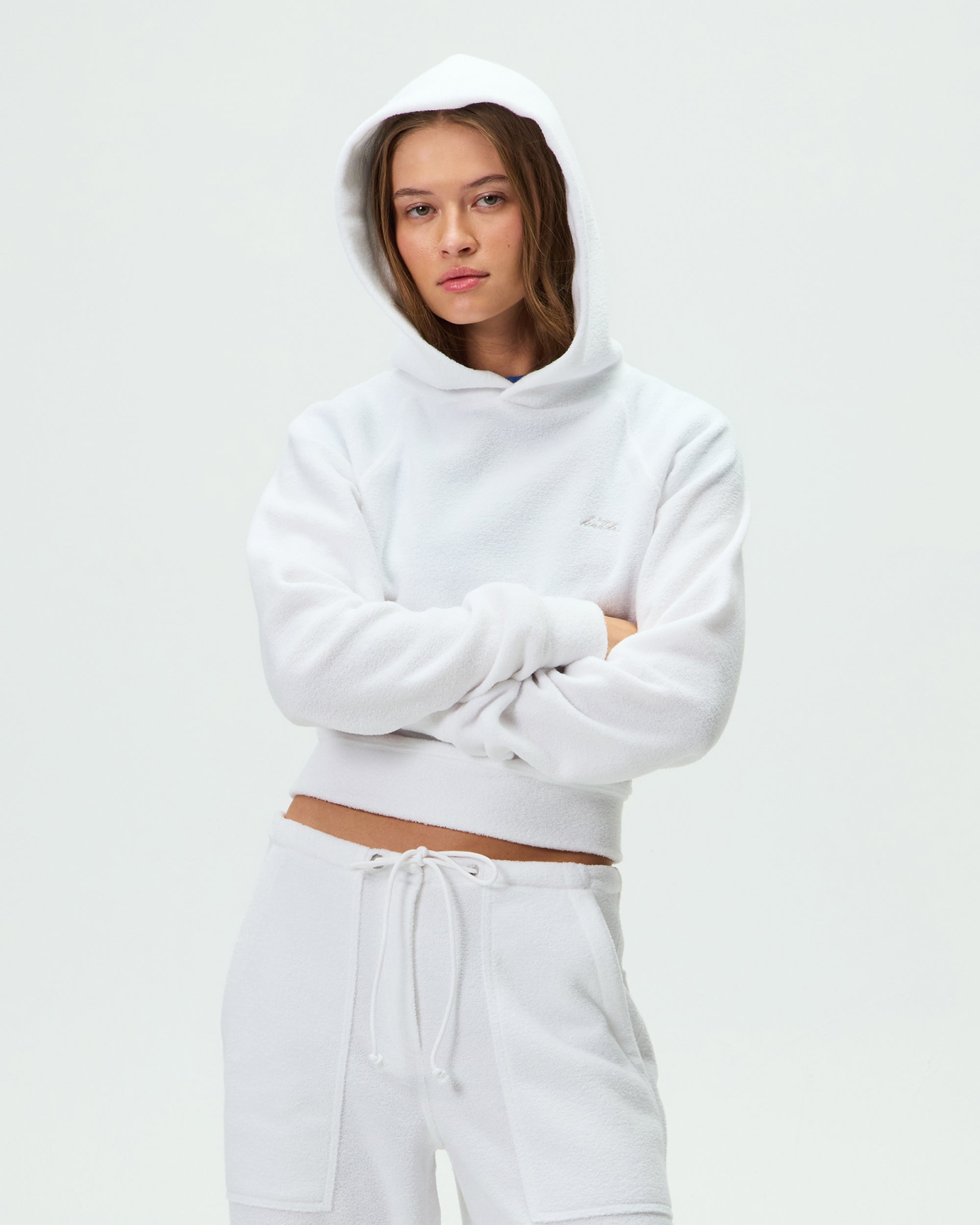 Zip Hoodie Kith Womens Hoodie Kith Women Sylas Sherpa Monogram Zip
