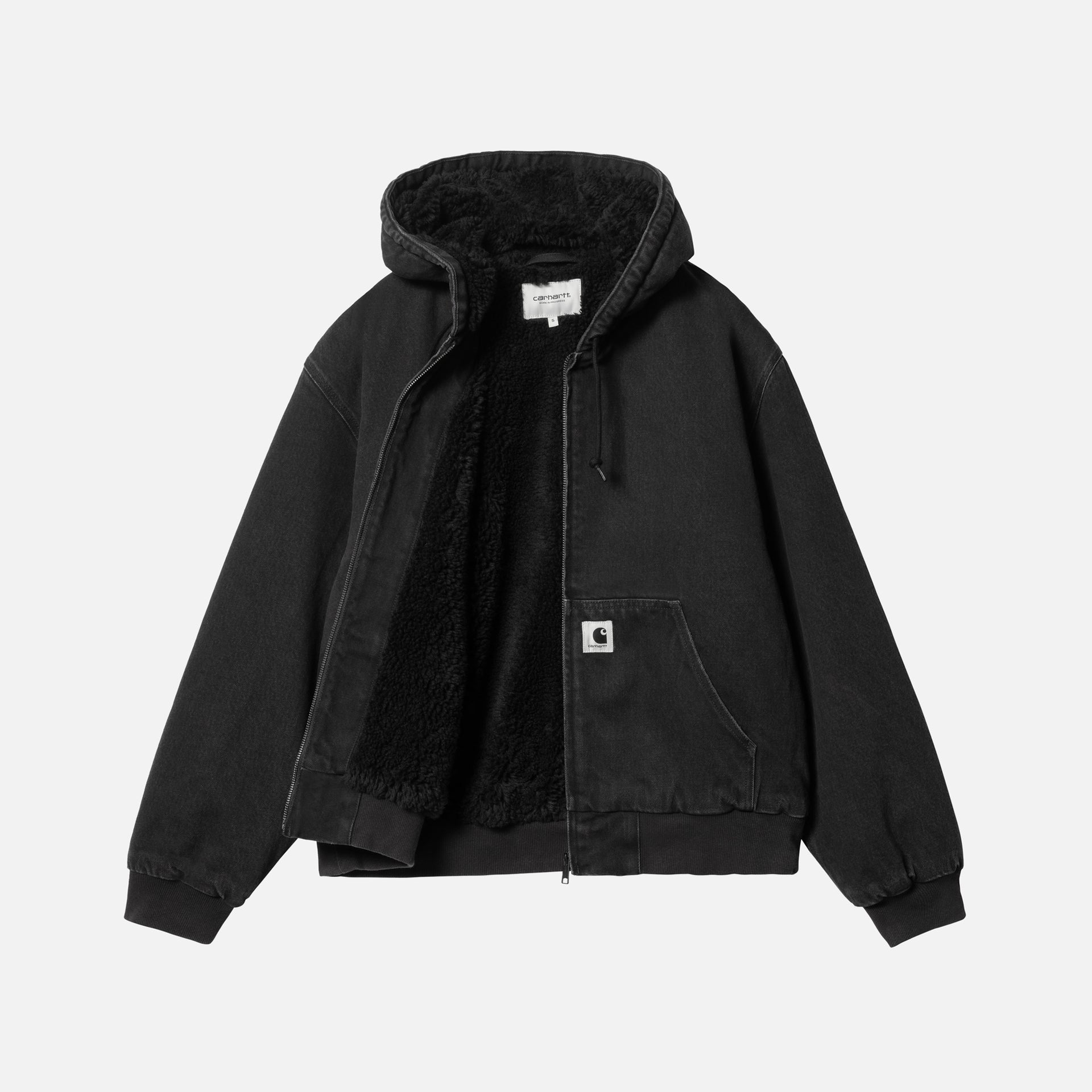 Carhartt WIP WMNS OG Active Jacket - Stone Washed Black