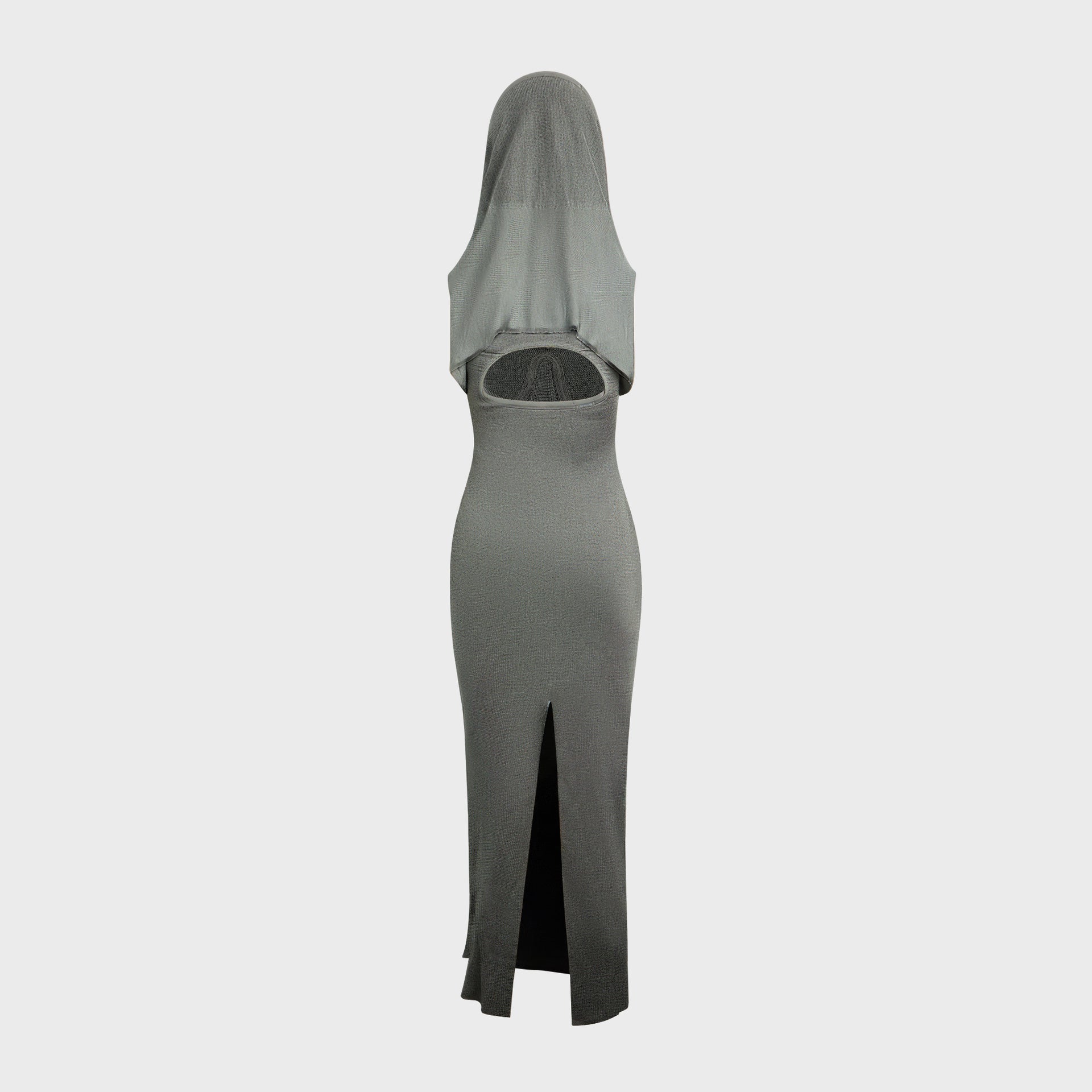 Isa Boulder Lowhood Maxi Dress - Silver Slate