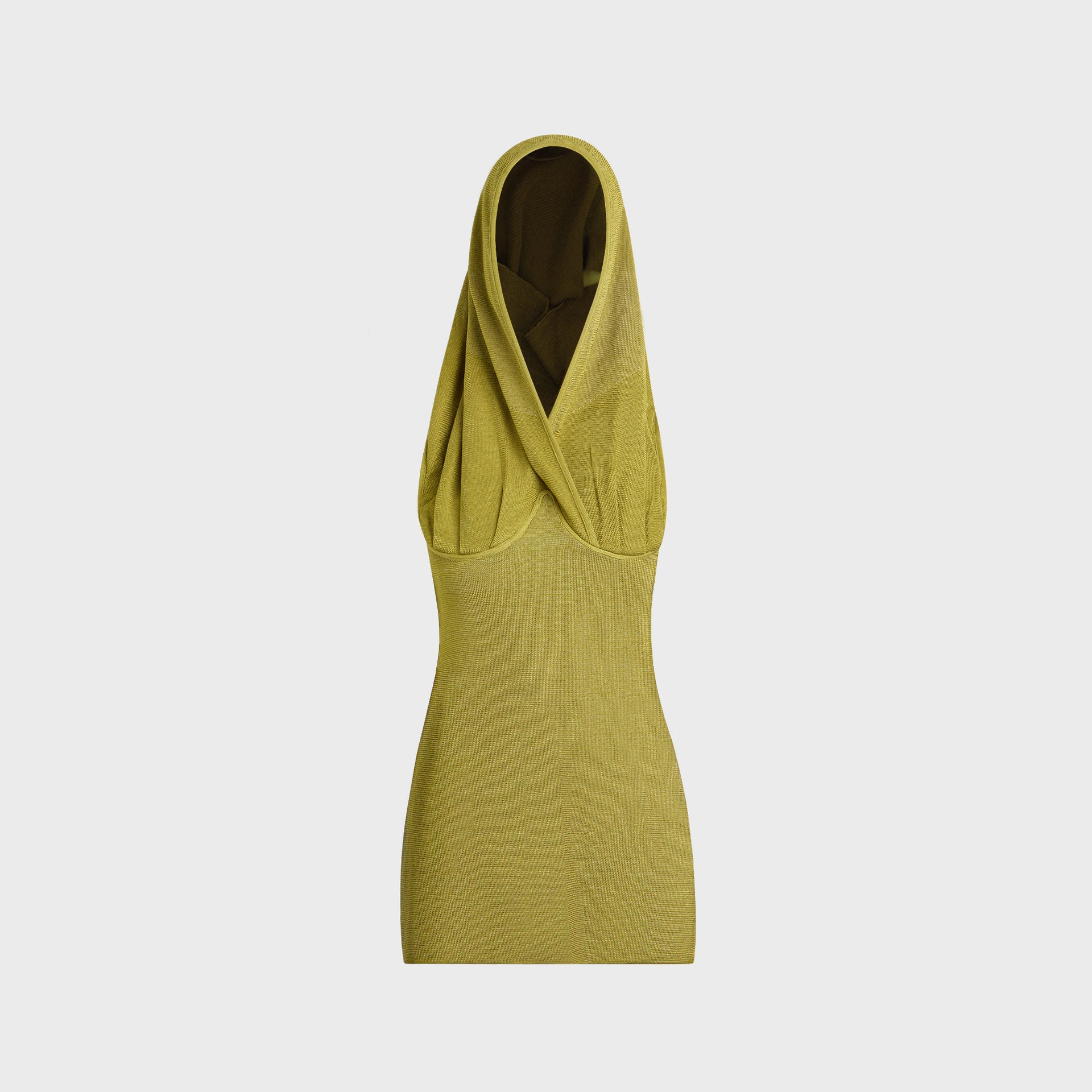 Isa Boulder Lowhood Mini Dress - Olive