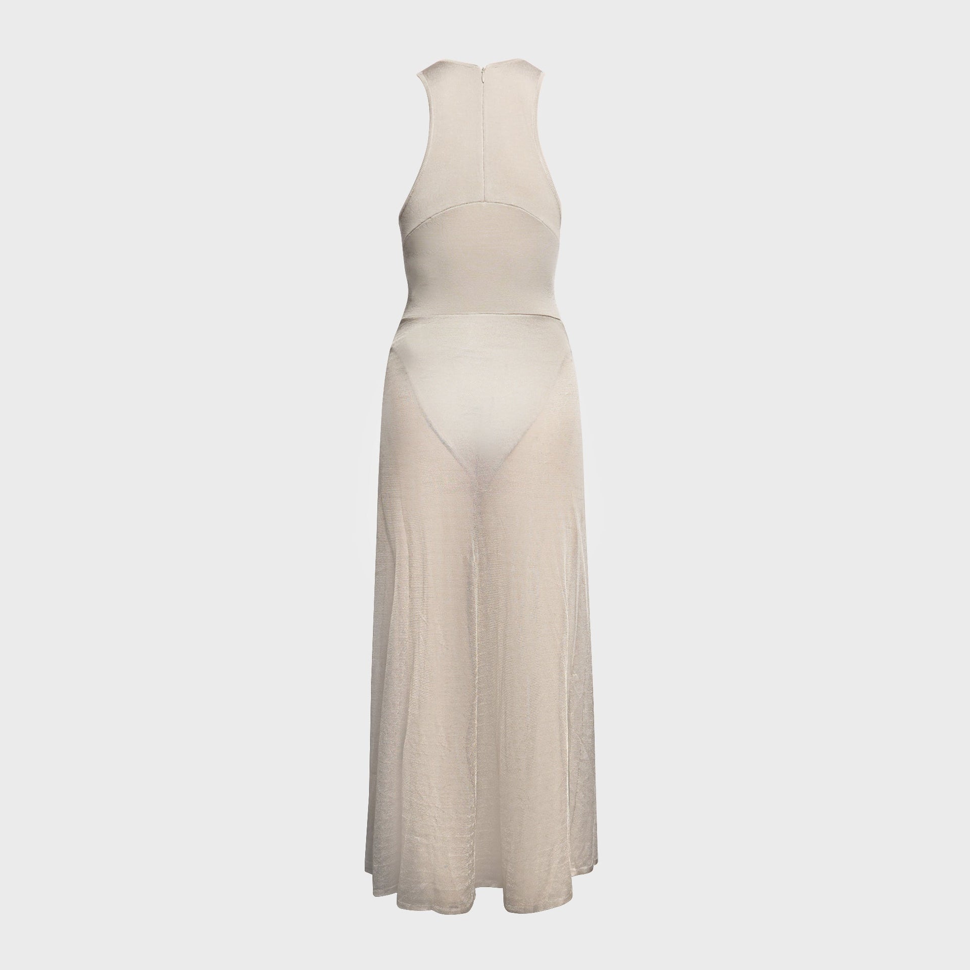 Isa Boulder Cowl Maxi Dress - Ash