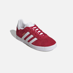 adidas GS Gazelle - Better Scarlet / Footwear White / Gold Metallic