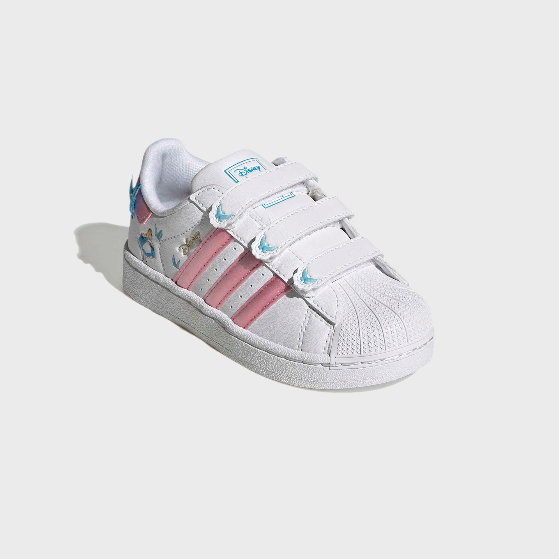 adidas x Disney PS Superstar II - Cloud White / Light Pink / Lucid Aquamarine