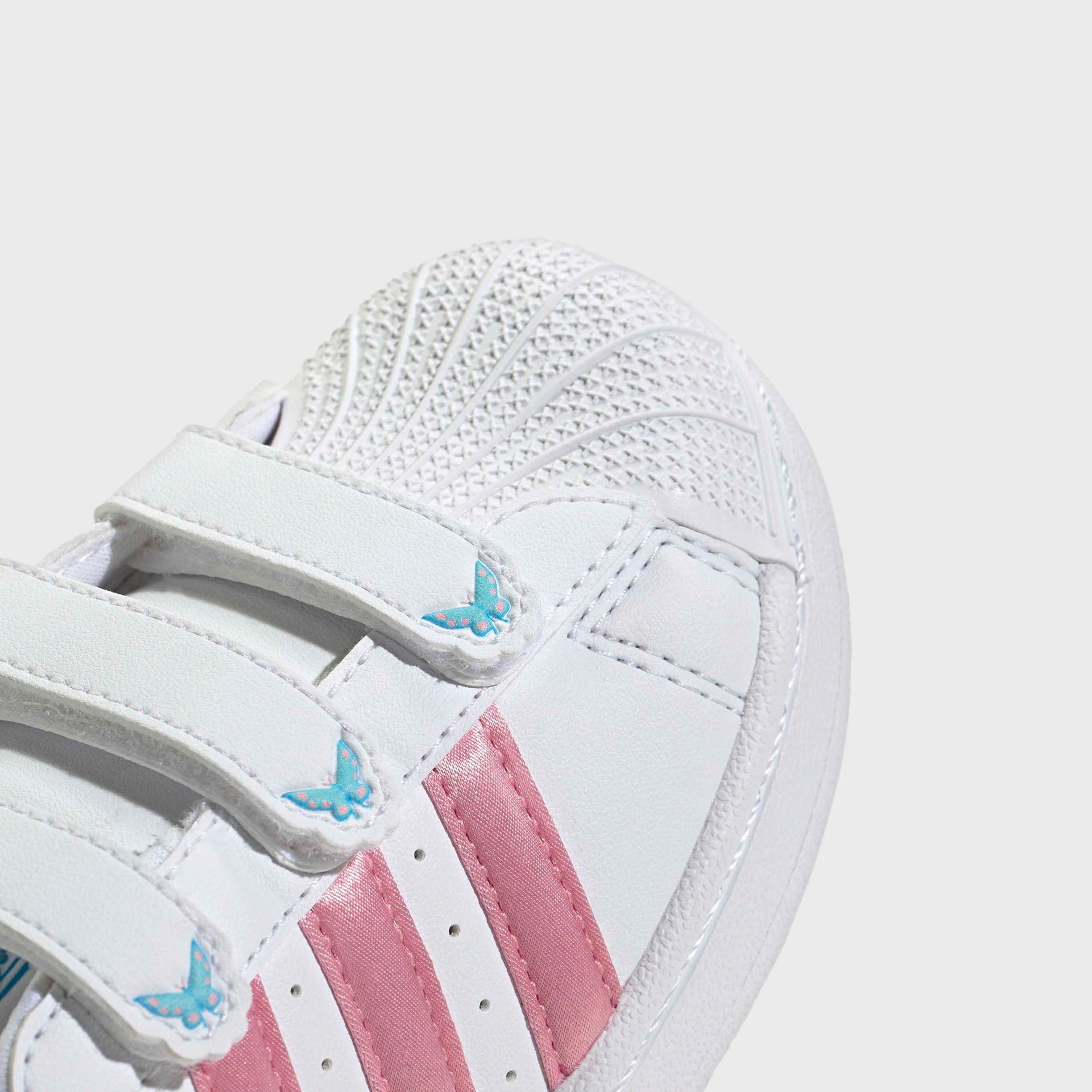 adidas x Disney PS Superstar II - Cloud White / Light Pink / Lucid Aquamarine