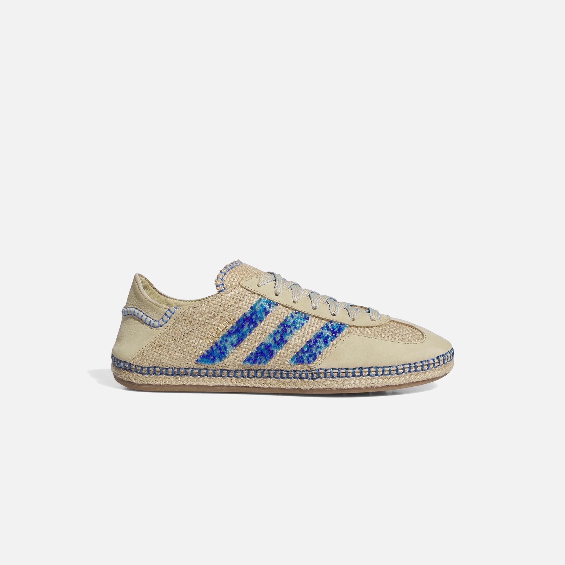 adidas x CLOT Gazelle By Edison Chen - Linen Khaki / Light Blue / Bluebird