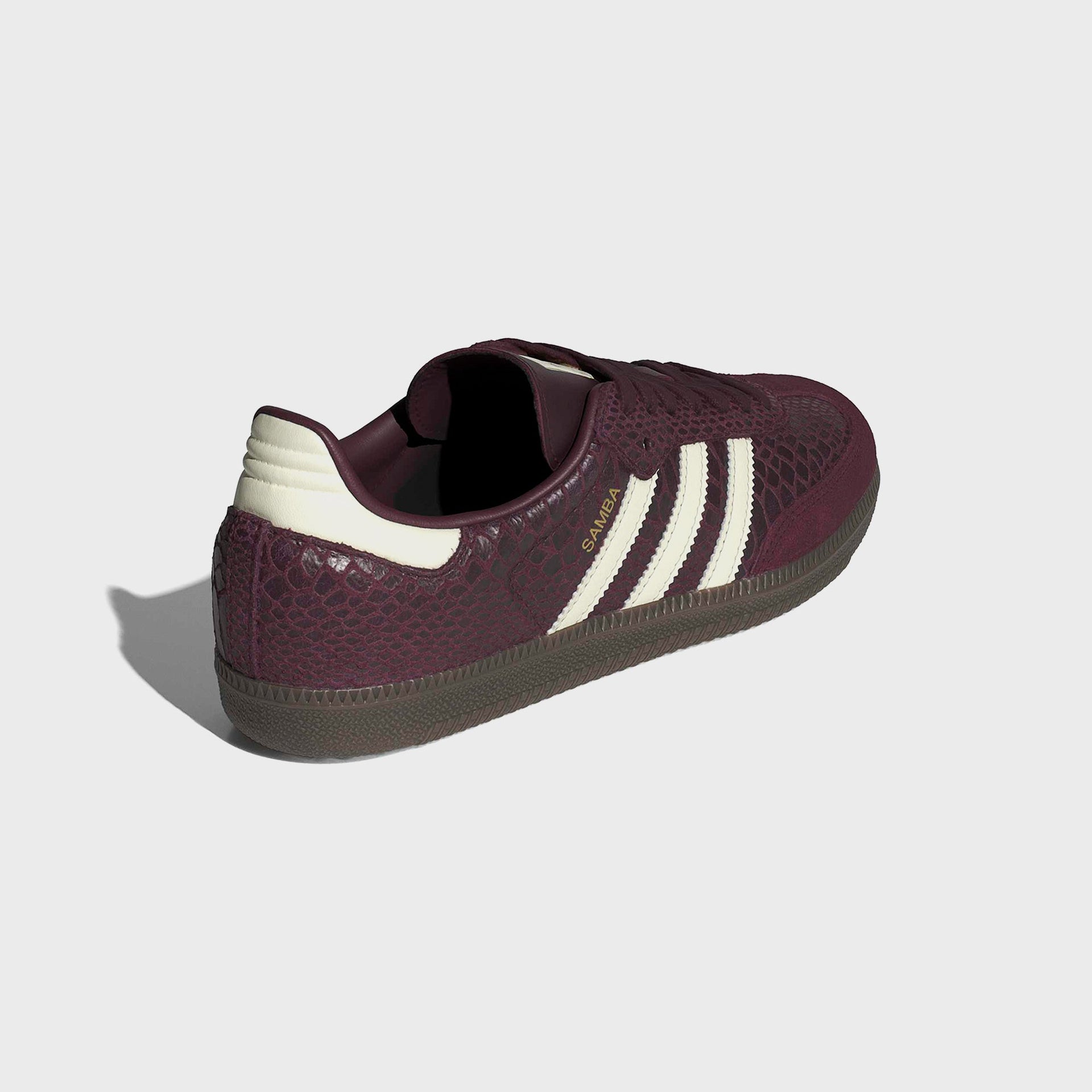 adidas WMNS Samba OG - Maroon / Cream White / Gold Metallic