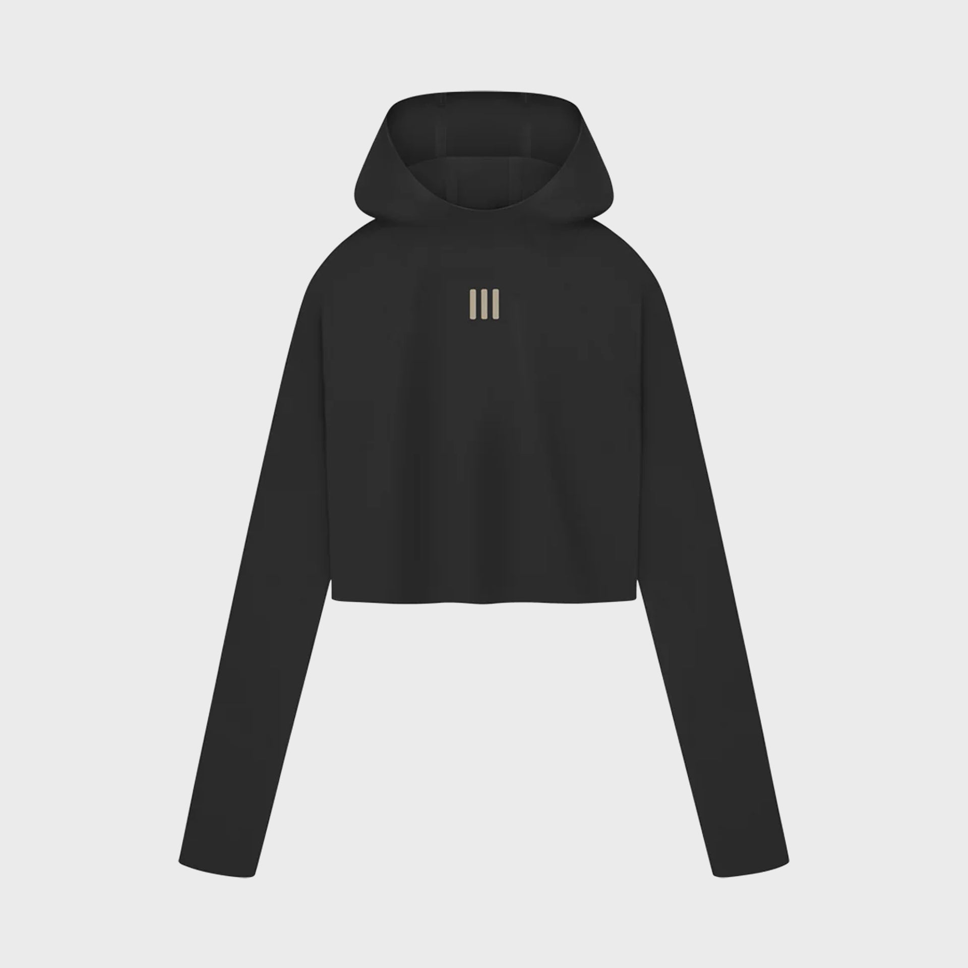 Adidas x Fear of God Athletics Base Layers Crop Hoodie - Black