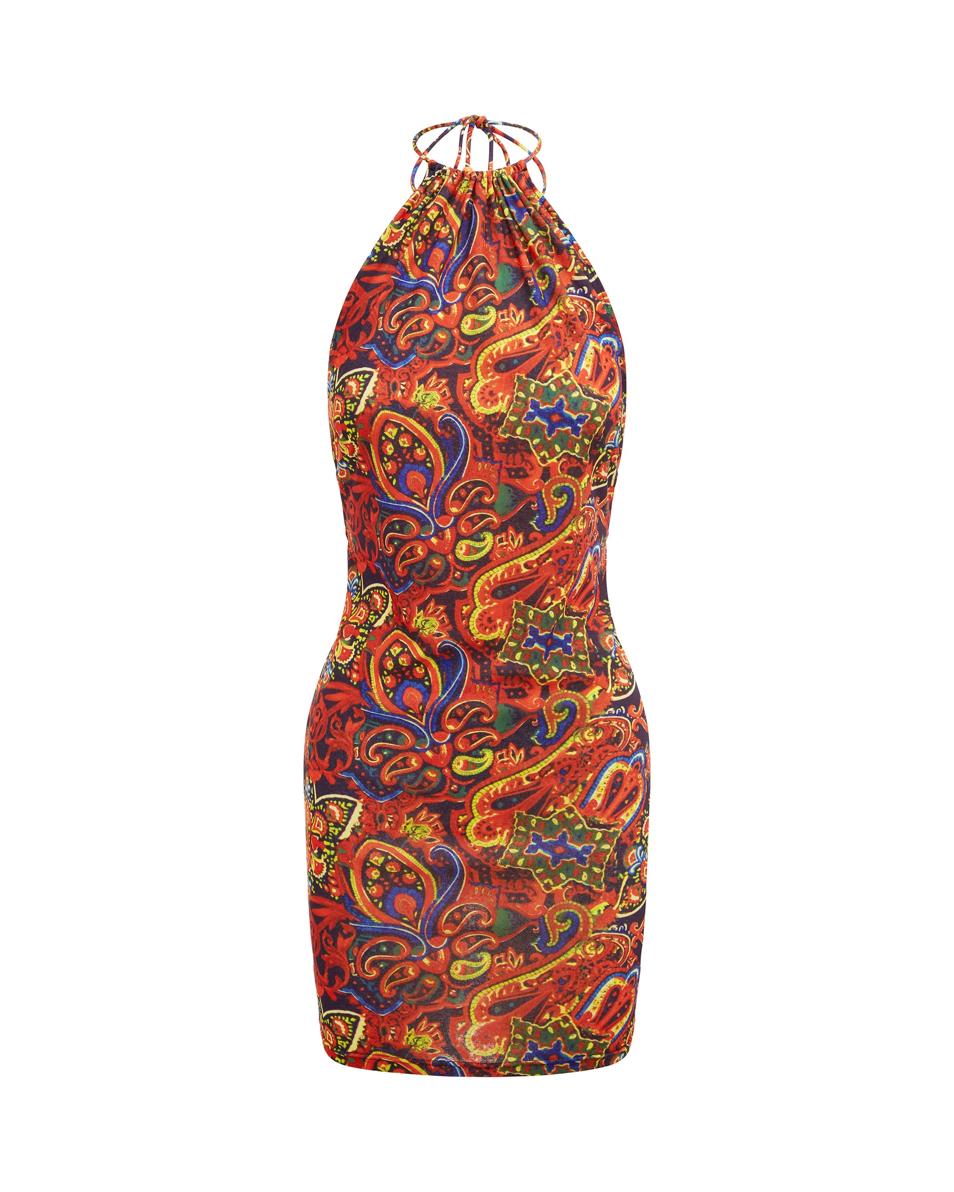 Its Now Cool The Halter Mini Dress - Babushka