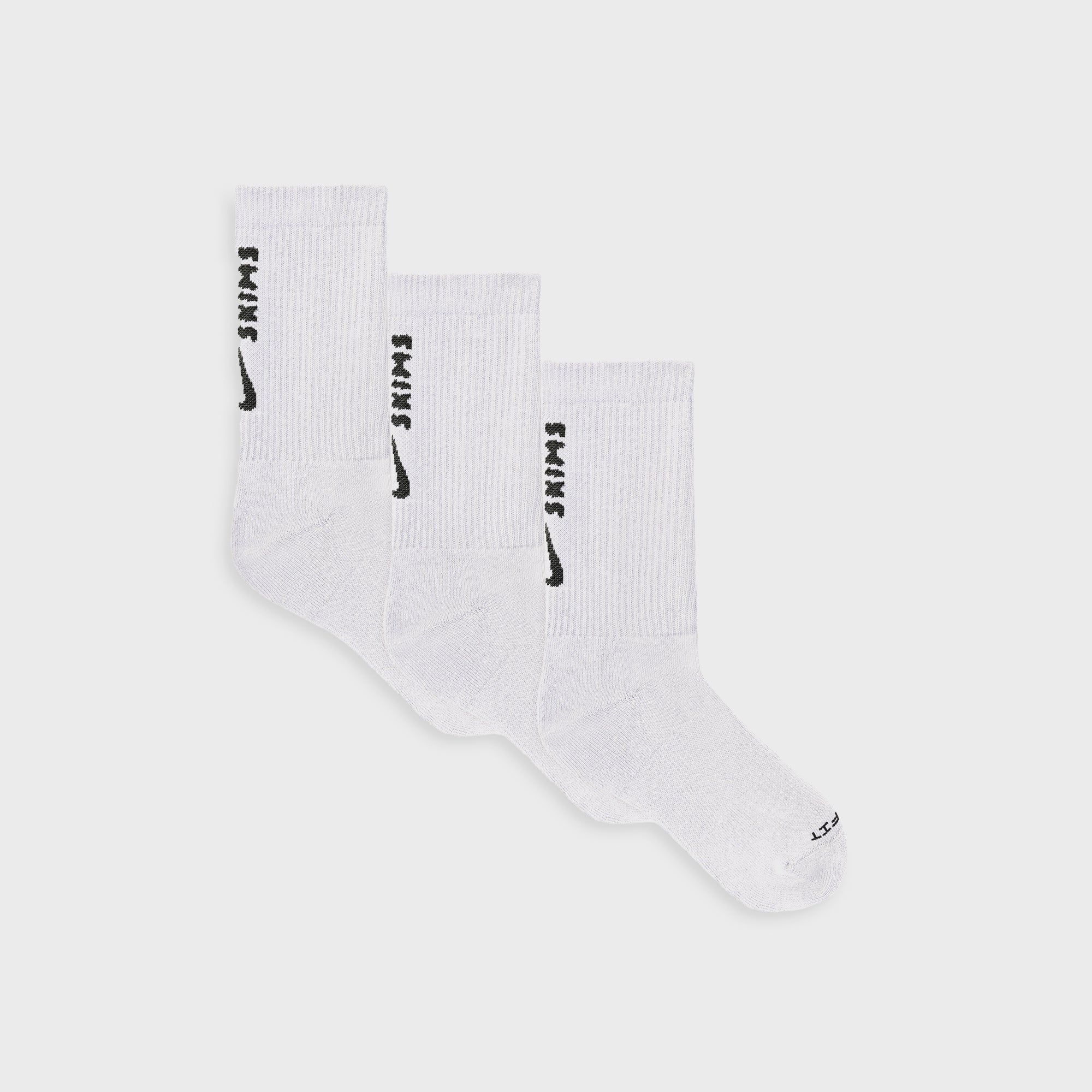 NikeSKIMS Dri-FIT 3-Pack Crew Socks - Snow – Kith