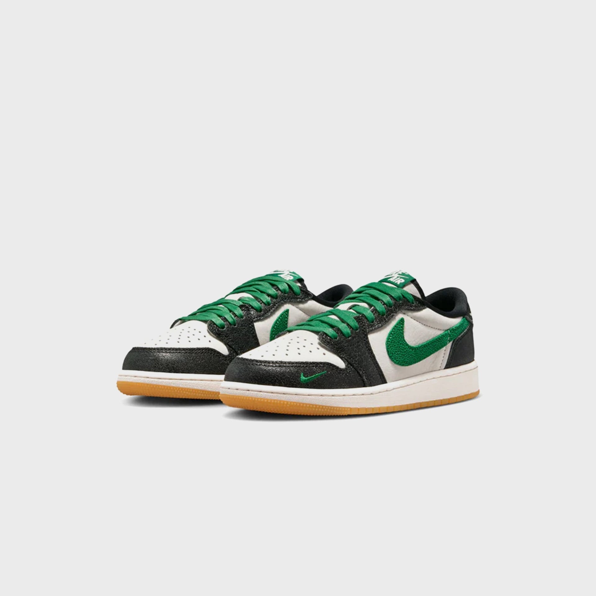 Jordan GS Air Jordan 1 Retro Low OG - Phantom / Black / Multicolor / Pine Green
