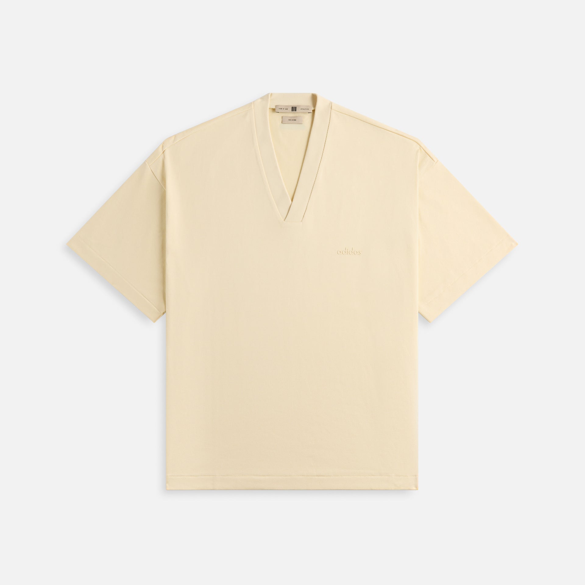 adidas x Fear of God Athletics Heavy Jersey V-Neck Tee - Pale