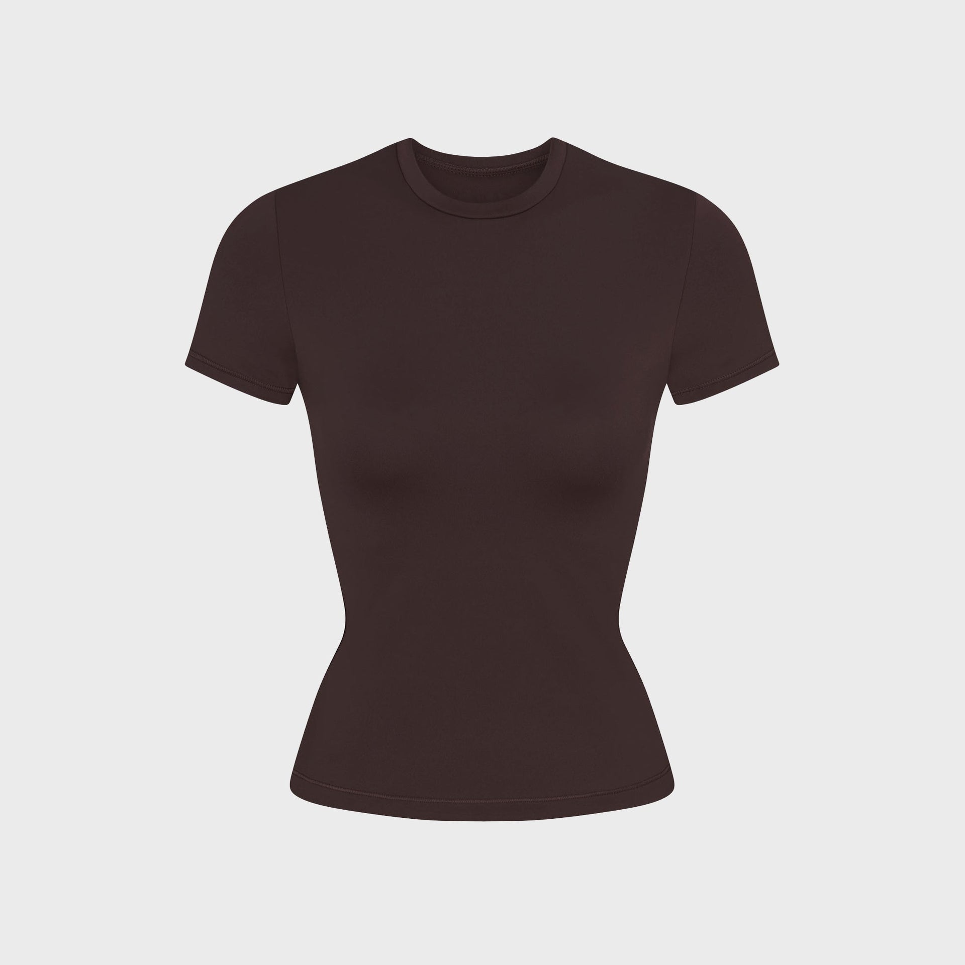 NikeSKIMS Matte Baby Short Sleeve Tee - Dark Sepia