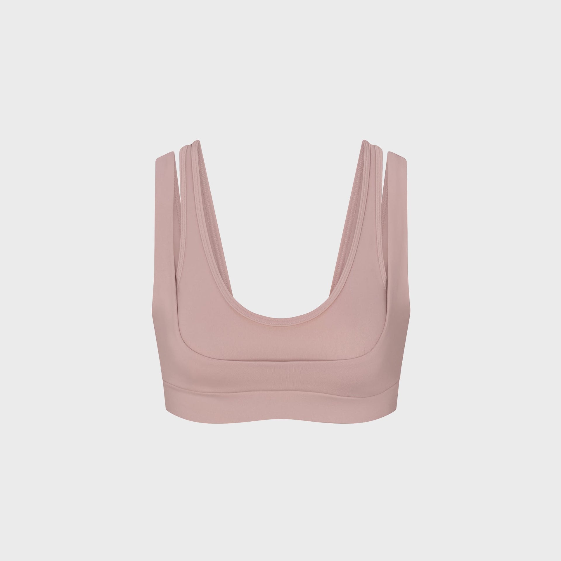 NikeSKIMS Matte Double-Strap Scoop Bra - Himalayan