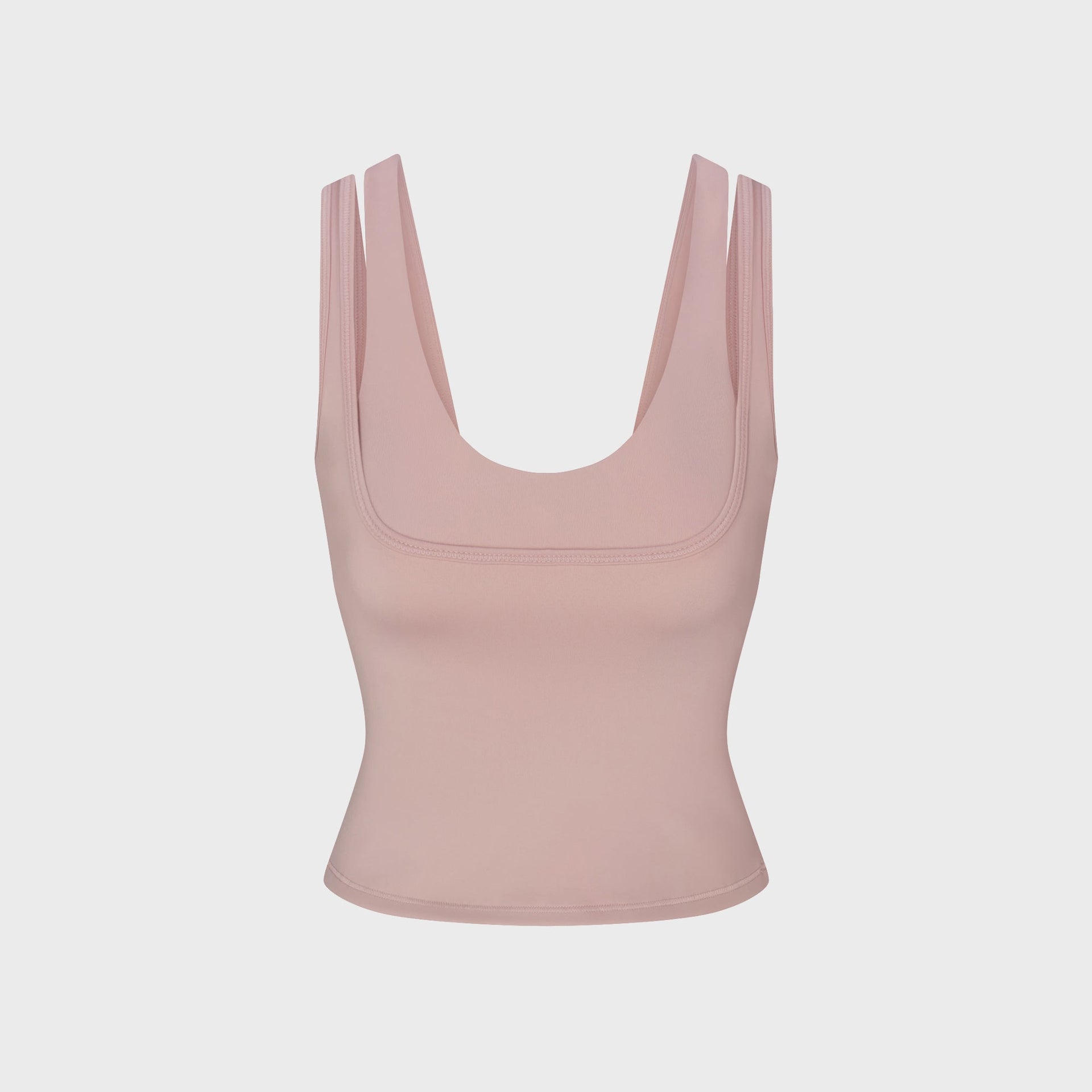 NikeSKIMS Matte Double-Strap Scoop Tank Top - Himalayan