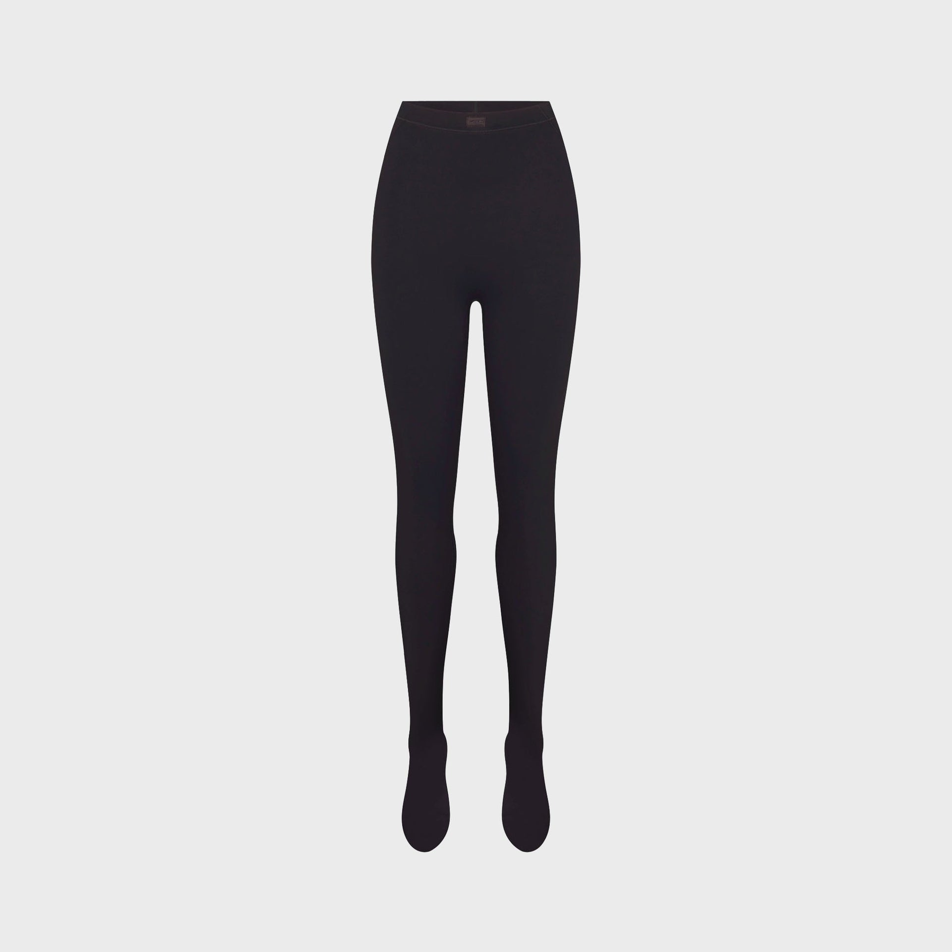 NikeSKIMS Matte High-Waisted Footsie Grip Leggings - Obsidian