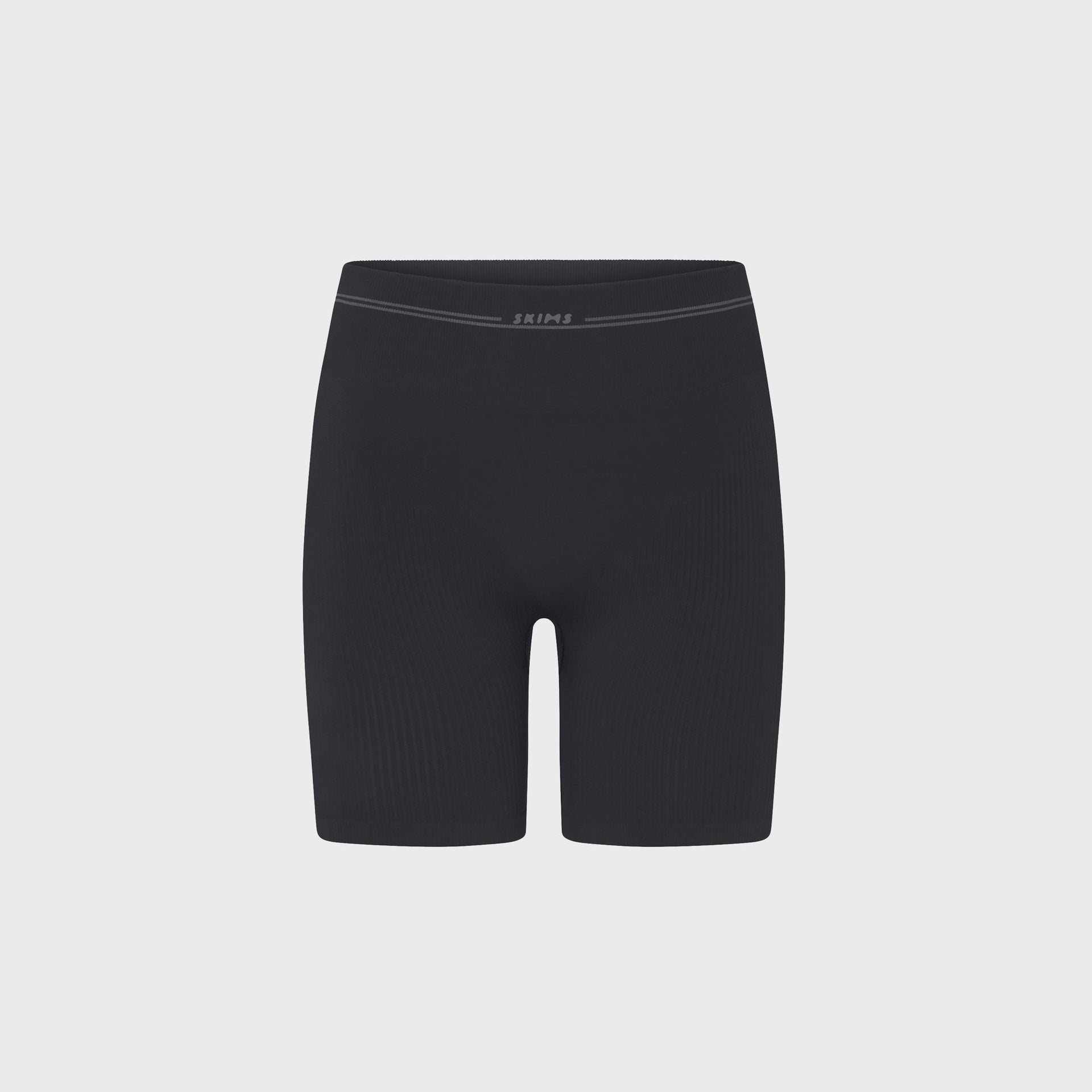 NikeSKIMS Ribbed Seamless Shorts - Obsidian / Armor