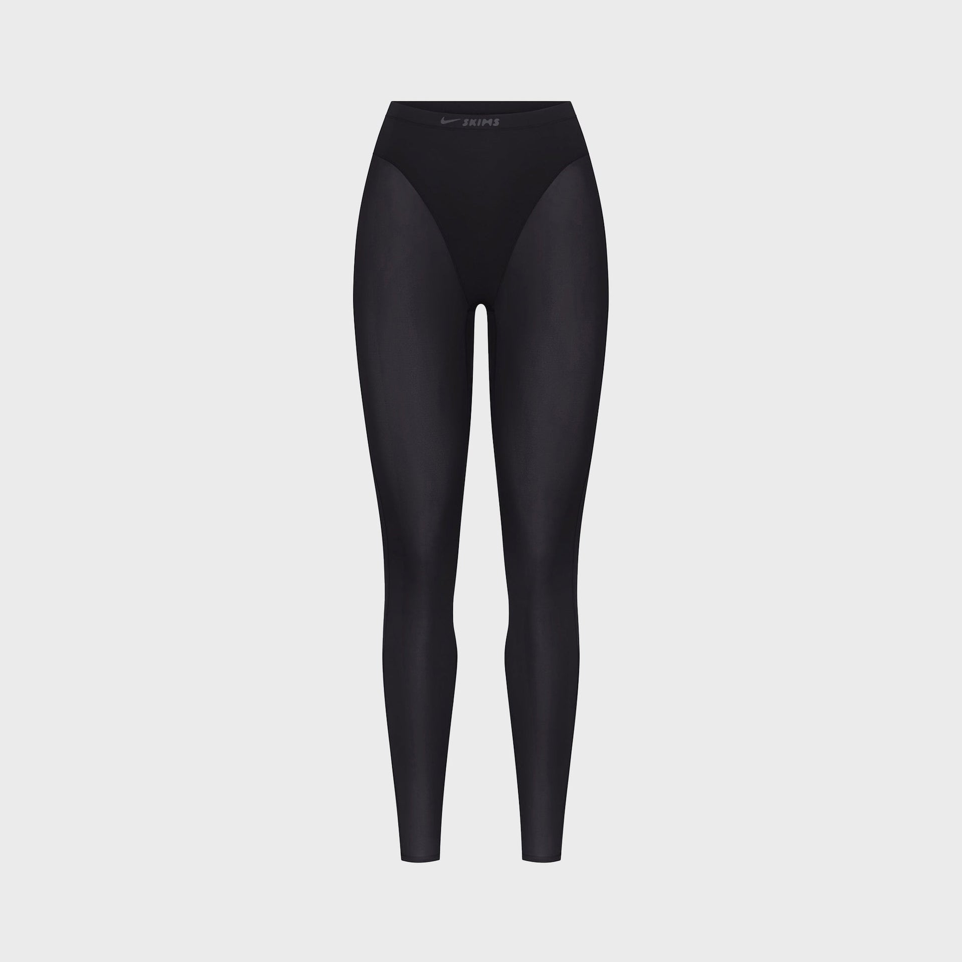 NikeSKIMS Weightless High-Waisted V-Panel Leggings - Obsidian