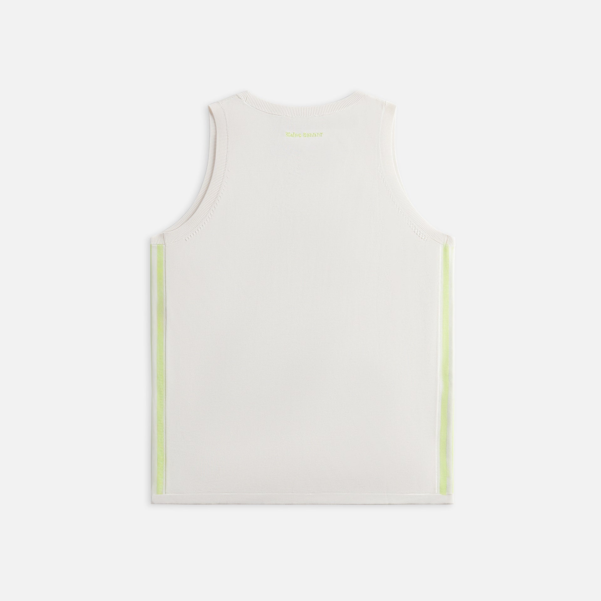 adidas Originals by Wales Bonner Knit Vest - Ivory / Lime