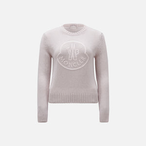 Moncler Embroidered Logo Sweater - Pink